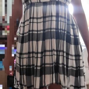 Black and White Bongo Patterned Sundress